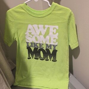 Awesome Like My Mom Kids Shirt - Green
